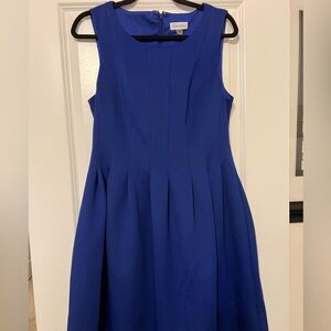 Calvin Klein Women's Royal Blue Midi Dress